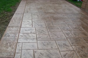 stamped concrete